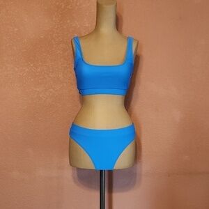 Blue bikini Size small Beach vacation swim pool travel resortwear cruise